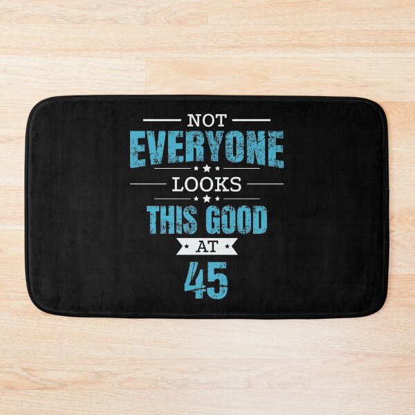 Item preview, 45th Birthday Gift Retro Fourty Five 45 Years Looks This Good Blue designed and sold by haselshirt.