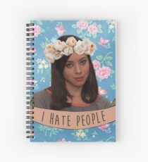 Ich hasse Leute - April Ludgate Spiralblock