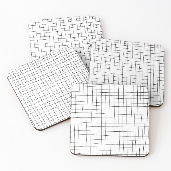 Item preview, Black and white Grid designed and sold by Latte Design.