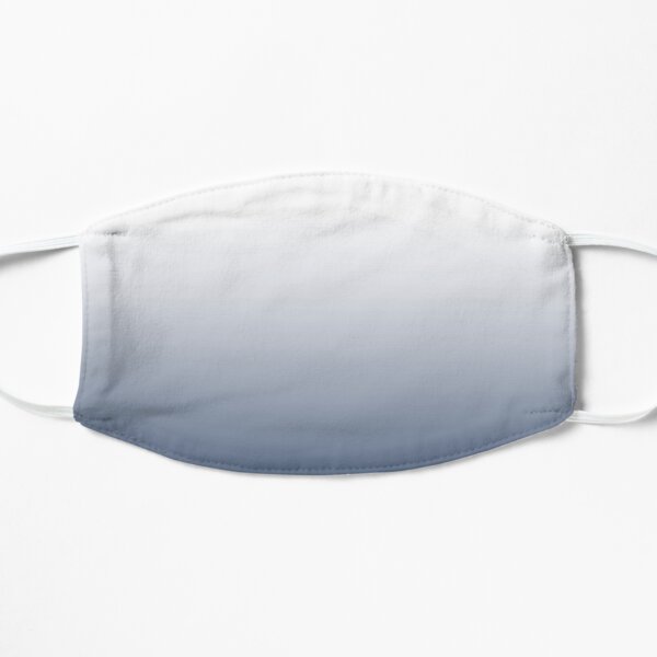 Ombre indigo blue Flat Mask