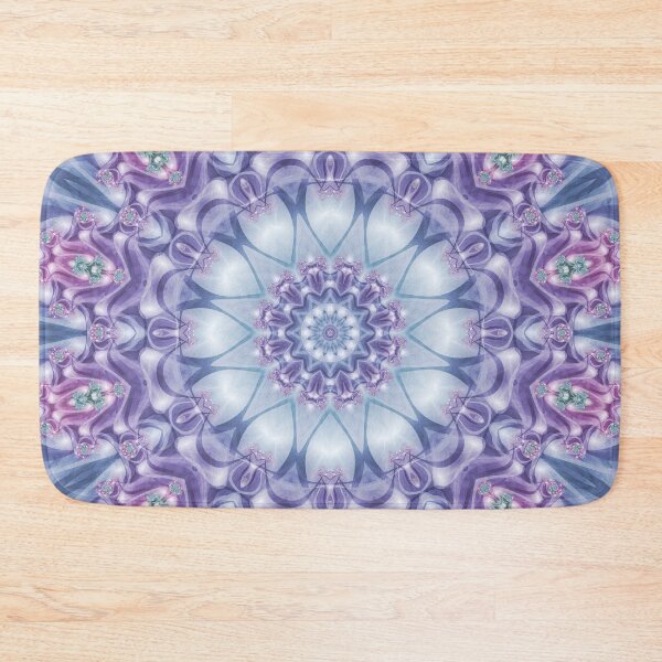 Item preview, Blue, Purple, and Pink Mandala designed and sold by Kelly Dietrich Mandala & Fractal Art.