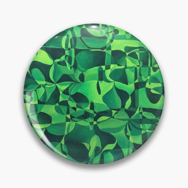 Item preview, Green Cubist Pattern designed and sold by jestabro.