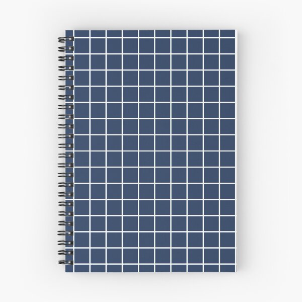 Item preview, Navy blue grid designed and sold by Latte Design.