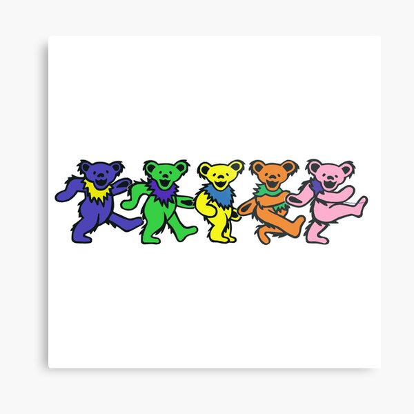 Dancing Bears Metal Print