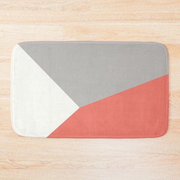 Item preview, Geometry in warm gray and coral red designed and sold by Latte Design.