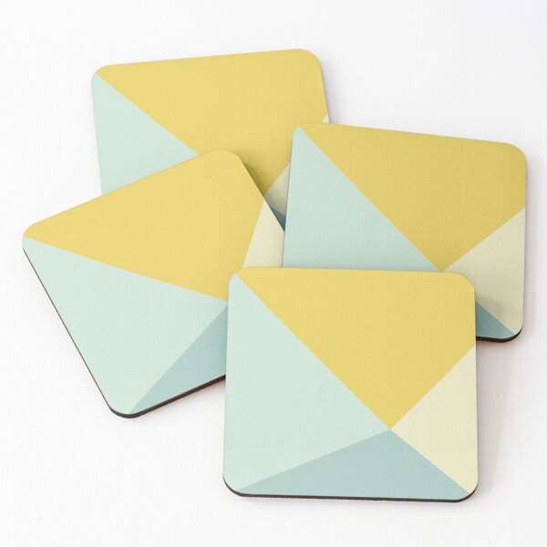 Item preview, Geometry in yellow and teal designed and sold by Latte Design.