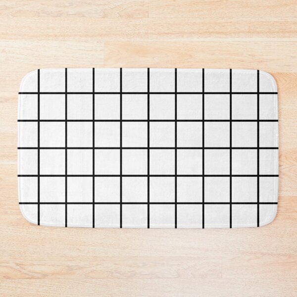 Item preview, White grid designed and sold by Latte Design.