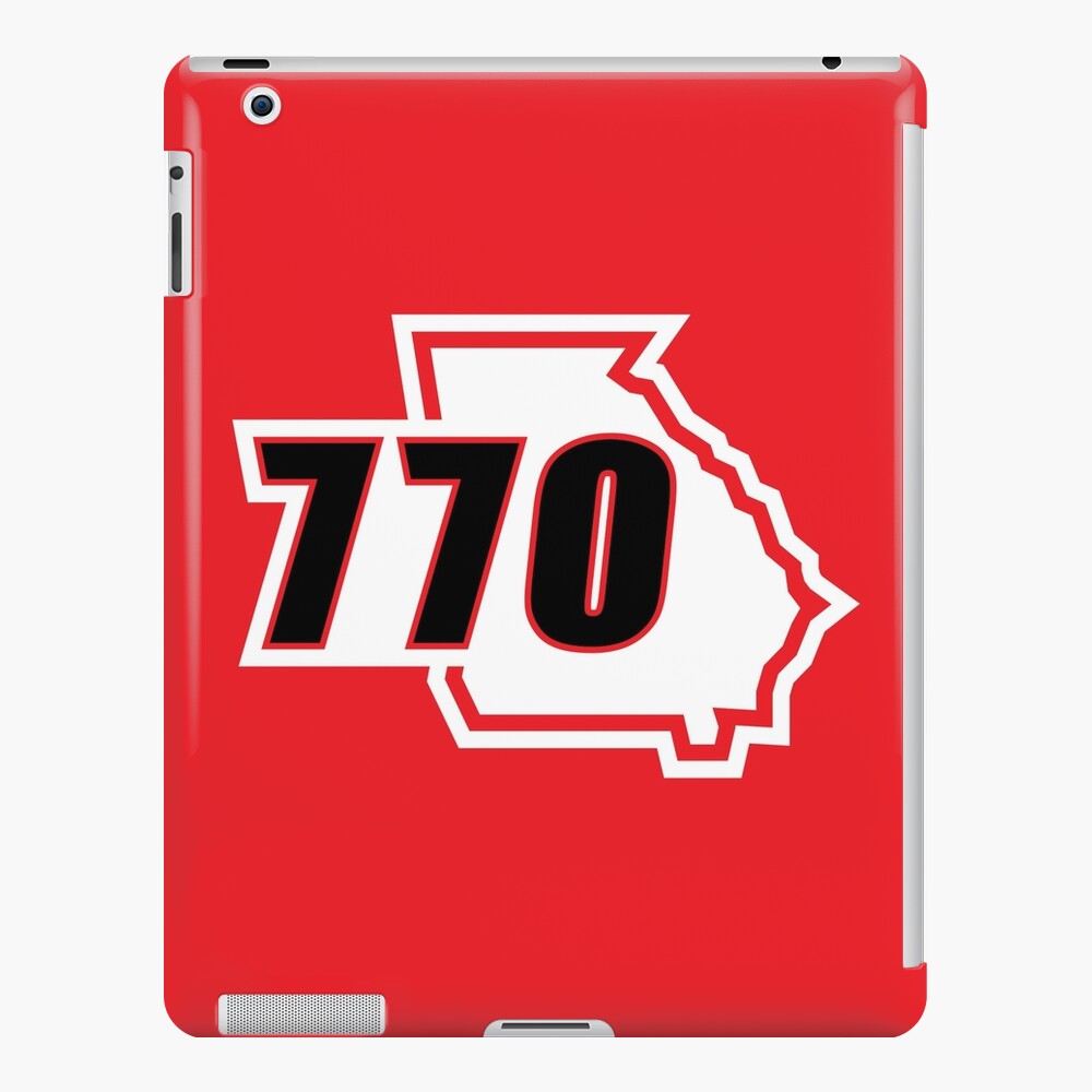 georgia-770-area-code-in-red-black-ipad-case-skin-by-sleepylab