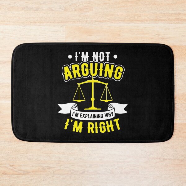 Item preview, Not Arguing Explaining Why I'm Right Lawyer Gift designed and sold by haselshirt.