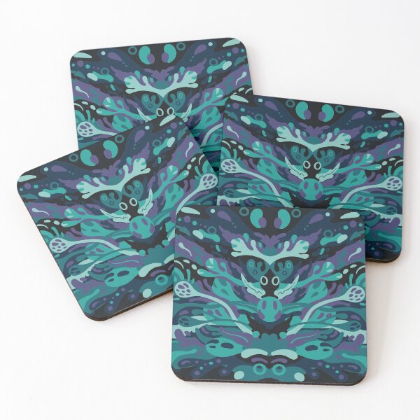 Item preview, Aqua Abtract Ink Spot Art designed and sold by Jason Castillo.
