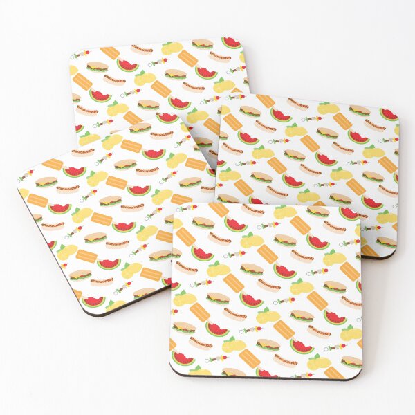 Item preview, Summer Barbecue  Food Pattern designed and sold by 4Craig.