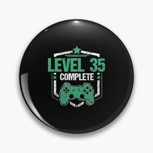 Item preview, Gamer Shirt Level 35 Complete Gaming Birthday Gift Tee designed and sold by haselshirt.
