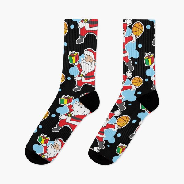Item preview, Christmas Xmas Santa Gift Basketball Holiday Gift Idea designed and sold by haselshirt.