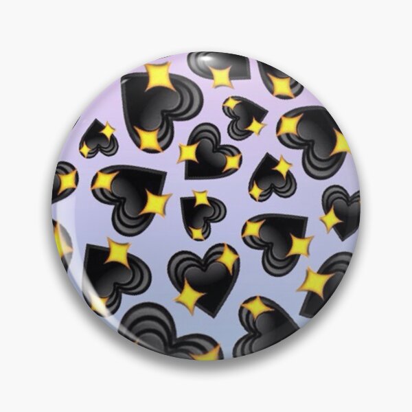 Item preview, Black Heart Pattern designed and sold by backgroundsmia.