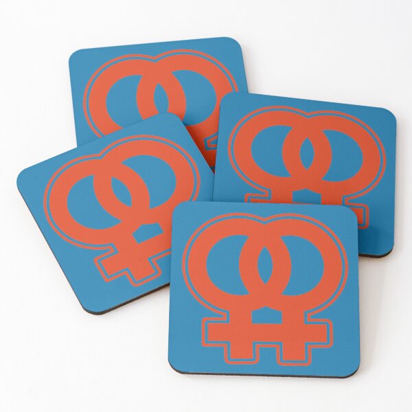 Item preview, Orange Double Venus Lesbian Symbol designed and sold by ijanet.