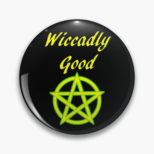Item preview, Wicca Pun Wiccadly Good Pentacle Pentagram designed and sold by Minds-Eye.