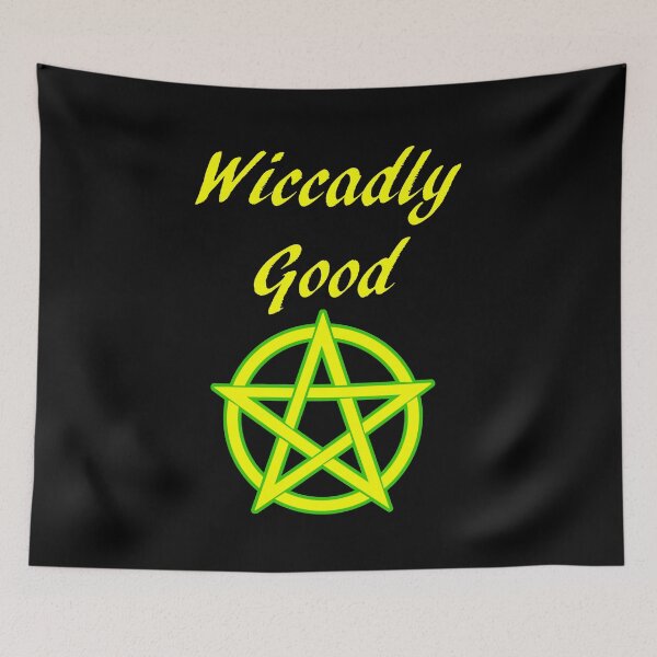Item preview, Wicca Pun Wiccadly Good Pentacle Pentagram designed and sold by Minds-Eye.