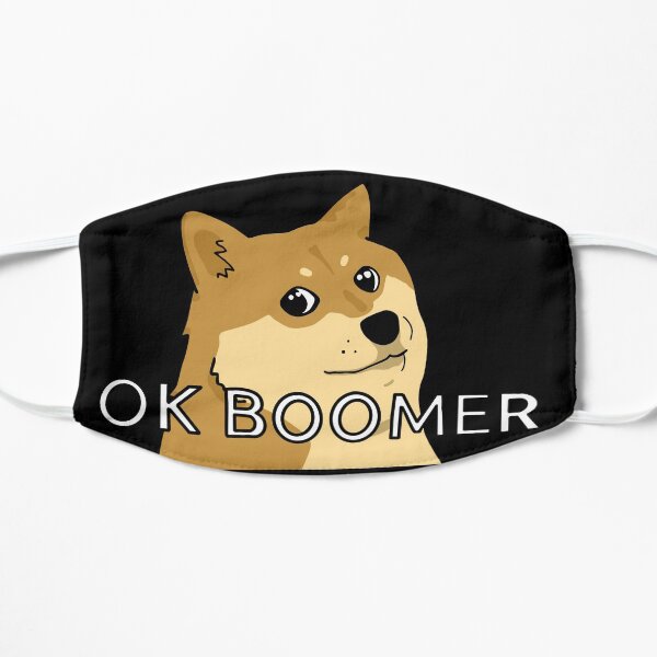 OK BOOMER doge meme Mask