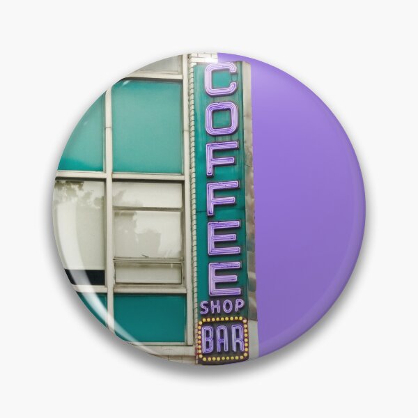 Item preview, New York Coffee Shop on Purple  designed and sold by Brooke T Ryan Photographic Art.