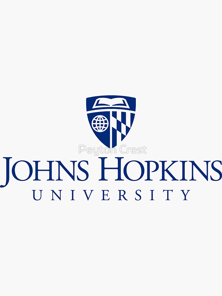 "Johns Hopkins" Sticker for Sale by Peytoncrest Redbubble