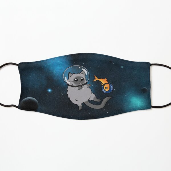 spacecat and spacefish Kids Mask