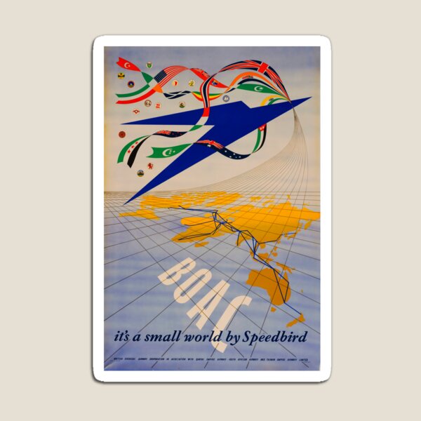 Item preview, Boac Ist a small World vintage travel poster designed and sold by stickart-marek.