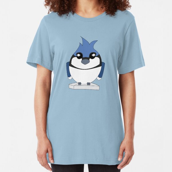 Blue Bird on Third Slim Fit T-Shirt