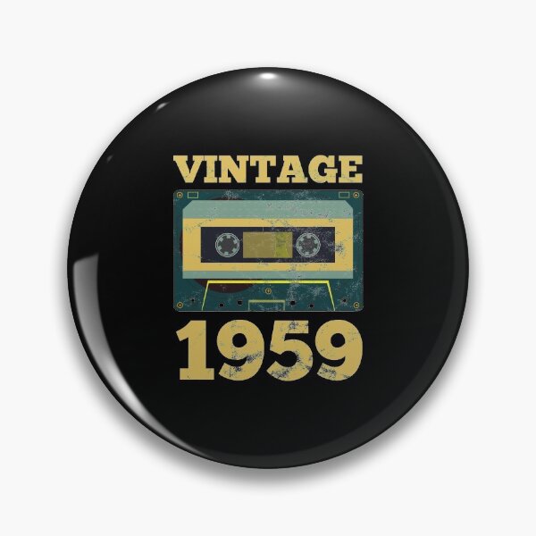 Item preview, Vintage 1959 Retro Birth Year Birthday Gift Idea designed and sold by haselshirt.