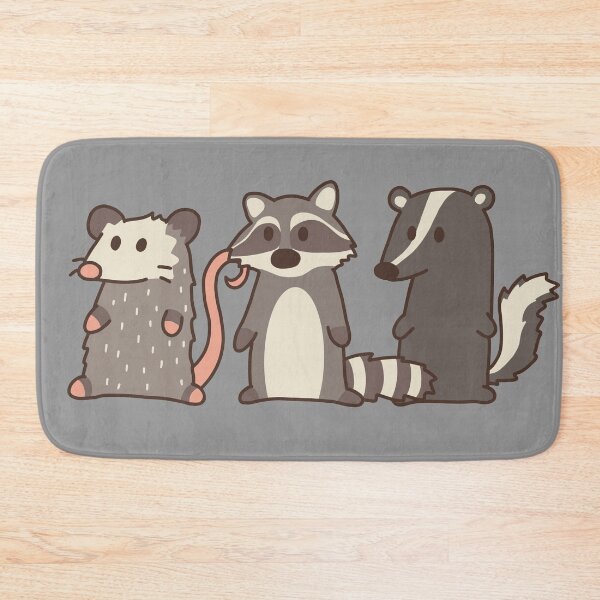 Artikelvorschau, Waschbär, Opossum und Stinktier, Waldfreunde entworfen und verkauft von Sadhbh rua.