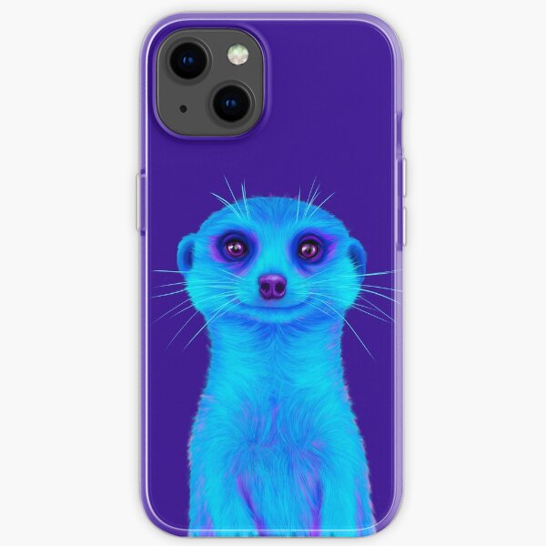 Blue Meerkat iPhone Soft Case