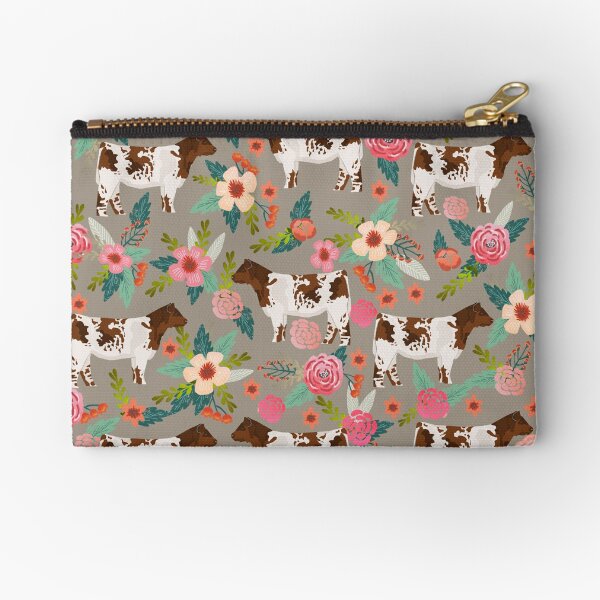 Item preview, Shorthorn cattle breed farm homestead cows shorthorn cow floral  designed and sold by PetFriendly.