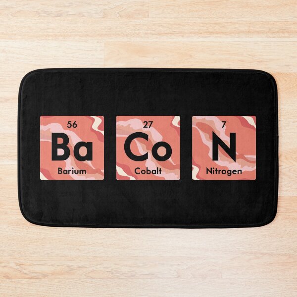 Item preview, Chemistry Periodic Table Bacon Chemist Elements Gift designed and sold by haselshirt.