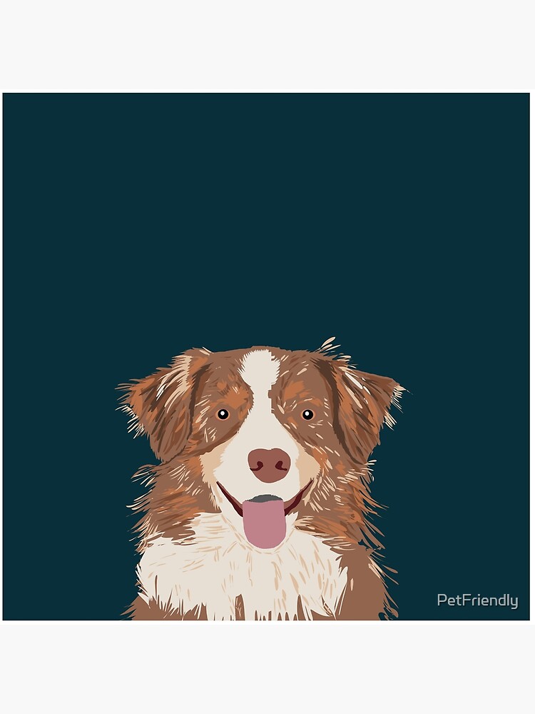 Hollis - Australian Shepherd gifts for dog lovers dog owner gifts and perfect gift for dog person by PetFriendly