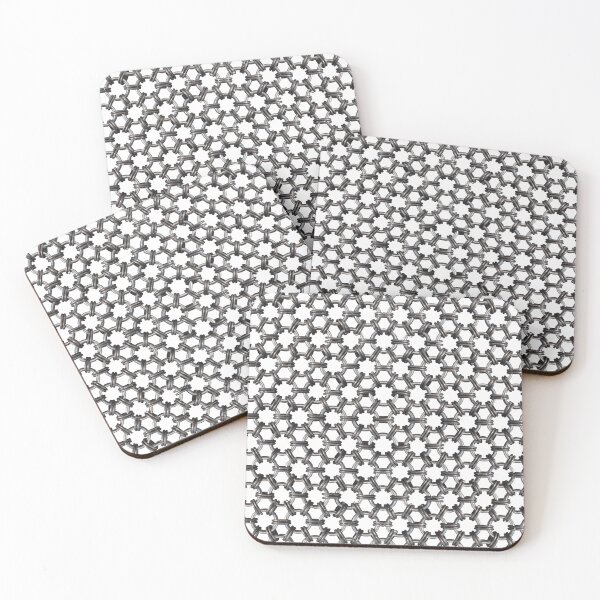 Item preview, 12-in-2 Photographed - White and Black Metal - Blank Background - Pattern designed and sold by hendrickssdh.
