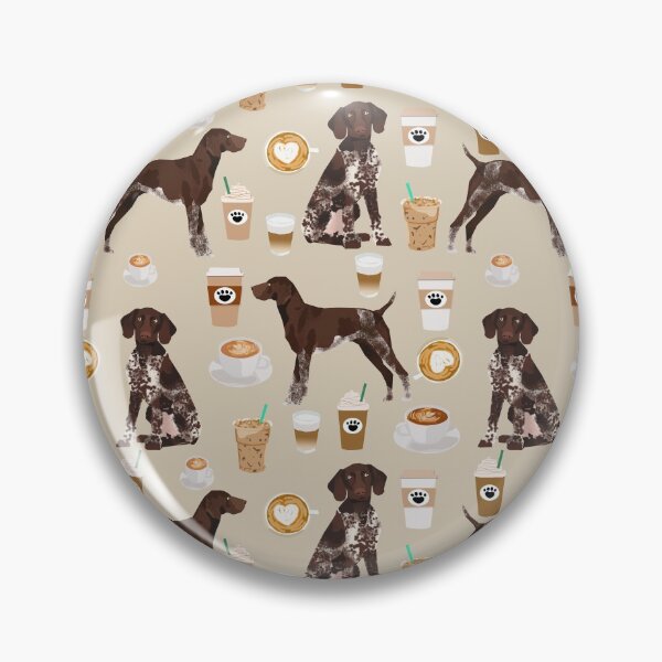 Item preview, German Shorthair Pointer dog breed gifts custom pet portrait by pet friendly coffee lover designed and sold by PetFriendly.
