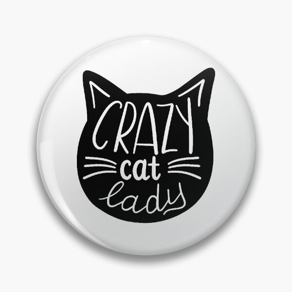 Item preview, Cute Crazy Cat Lady, Cat Art designed and sold by EarthlyIndigo.