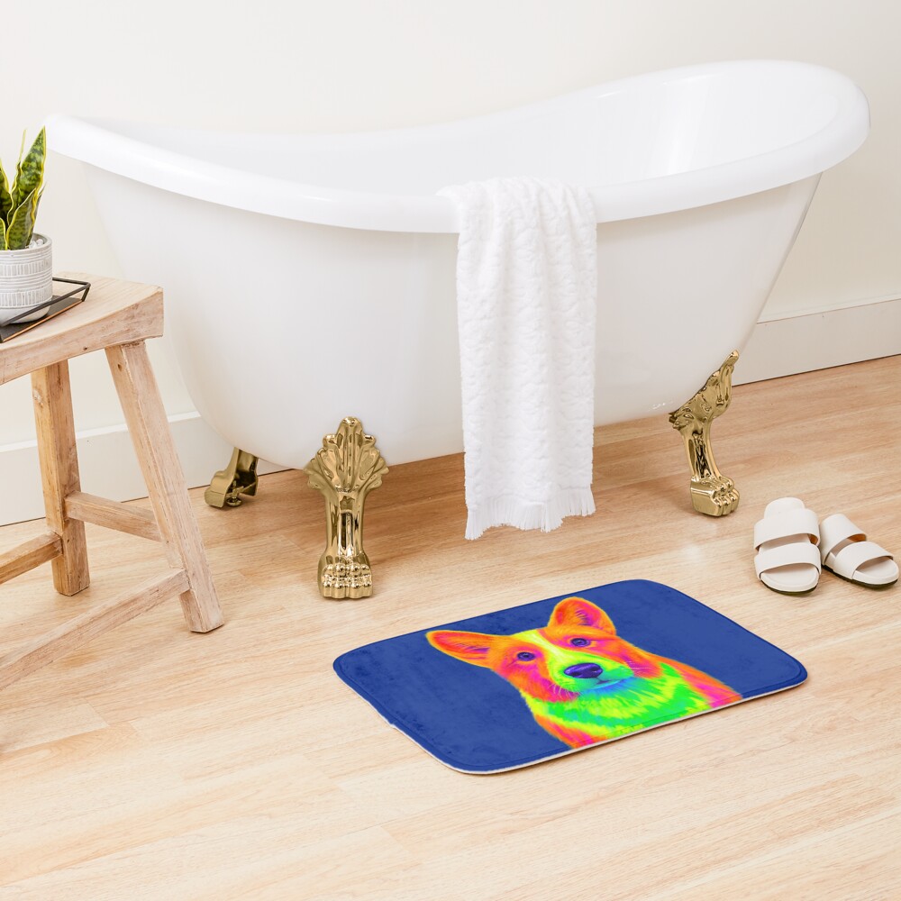 Item preview, Bath Mat designed and sold by NeonFuzz.