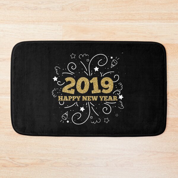 Item preview, Happy New Year 2019 Fireworks Glitter New Year's Eve Gift designed and sold by haselshirt.