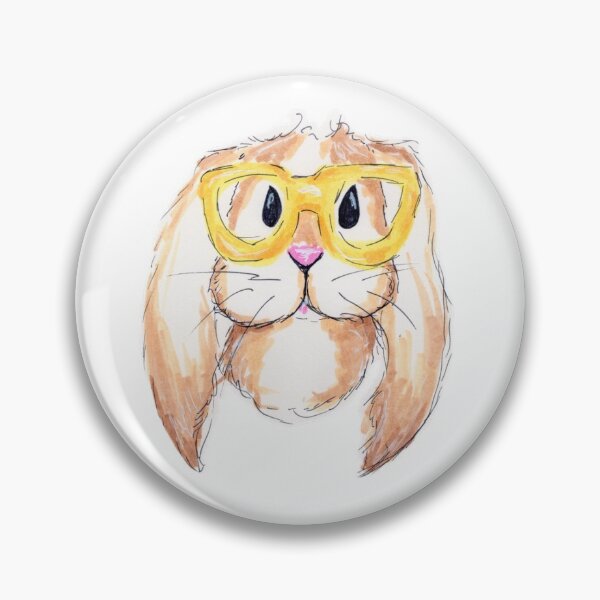 Item preview, Bunny with glasses designed and sold by Nicolashache.