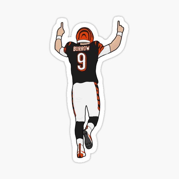 Joe Burrow Cincinnati Bengals STICKER - Joe Cool NFL Joey B Cincy AFC