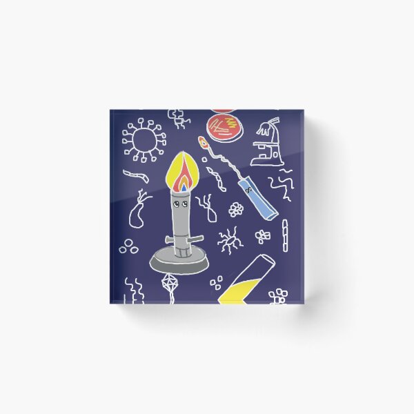 Item preview, Microbiology Pattern, Flame The Loop designed and sold by LouisianaLady.