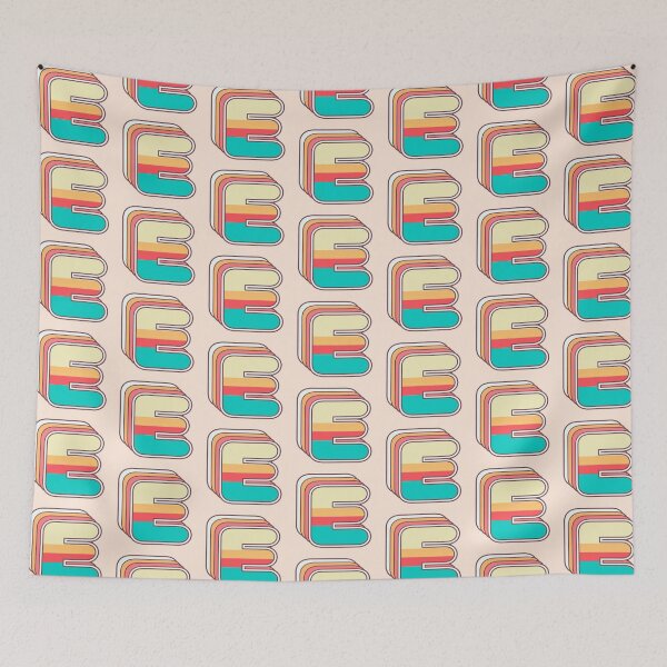Item preview, Retro E designed and sold by OkihanaShop.
