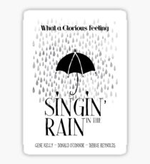 Singin' in the Rain Movie Poster Sticker