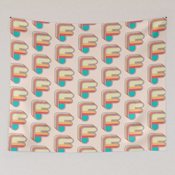 Item preview, Retro F designed and sold by OkihanaShop.
