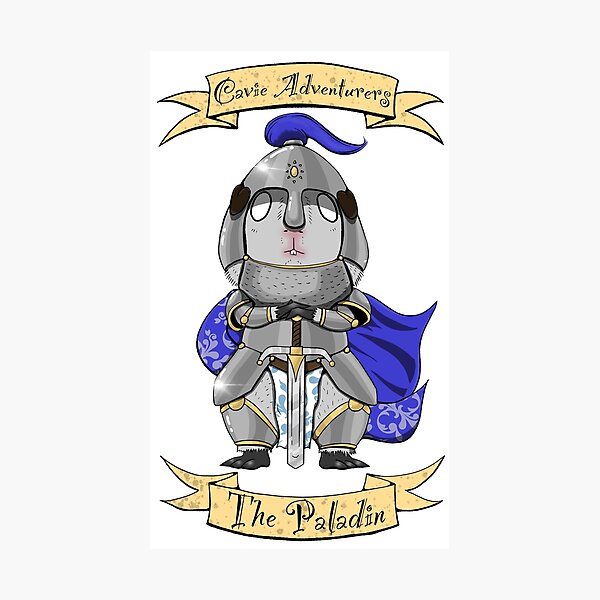 Cavie Adventurers - The Paladin Photographic Print