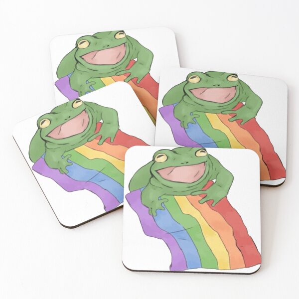 Item preview, Frog on gay flag designed and sold by AlexJaneLively.