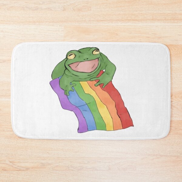 Item preview, Frog on gay flag designed and sold by AlexJaneLively.