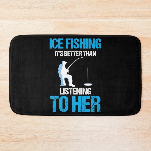Item preview, Ice Fishing Winter Ice Hole Anglers Holiday Gift designed and sold by haselshirt.
