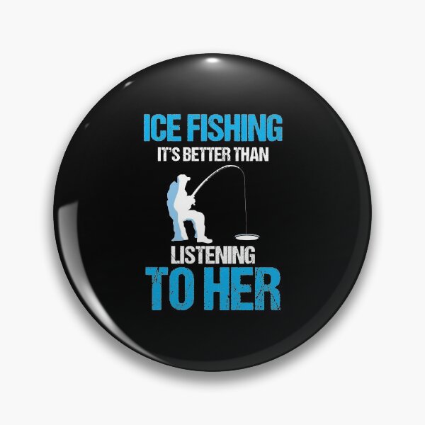 Item preview, Ice Fishing Winter Ice Hole Anglers Holiday Gift designed and sold by haselshirt.