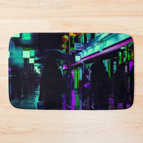 Item preview, Neon Rain at Night in ChinaTown designed and sold by MindChirp.